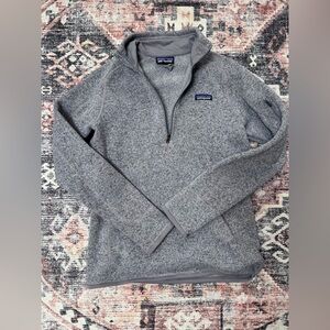 Patagonia Women’s Zip Up purple / heathered Sweater